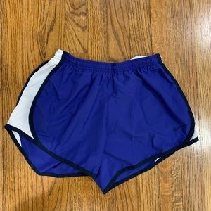 Purple Nike shorts